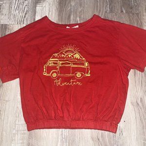 Ciclex "adventure " cropped tee